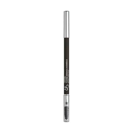 golden-rose-powder-eyebrow-pencil-106-ebony-rozshoparas مداد ابرو پودری گلدن رز Golden Rose شماره 106 رنگ Ebony