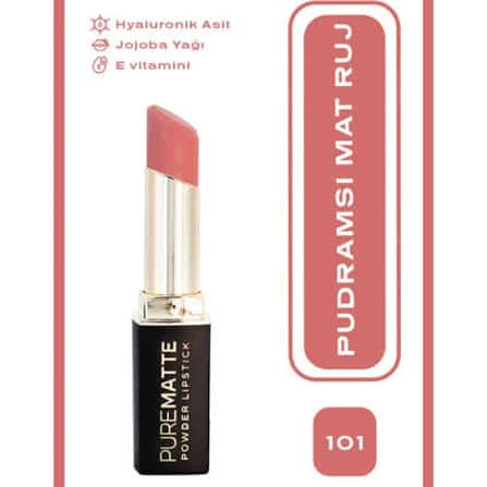 رژ لب جامد مات و مخملی گلدن رز Golden Rose شماره 101