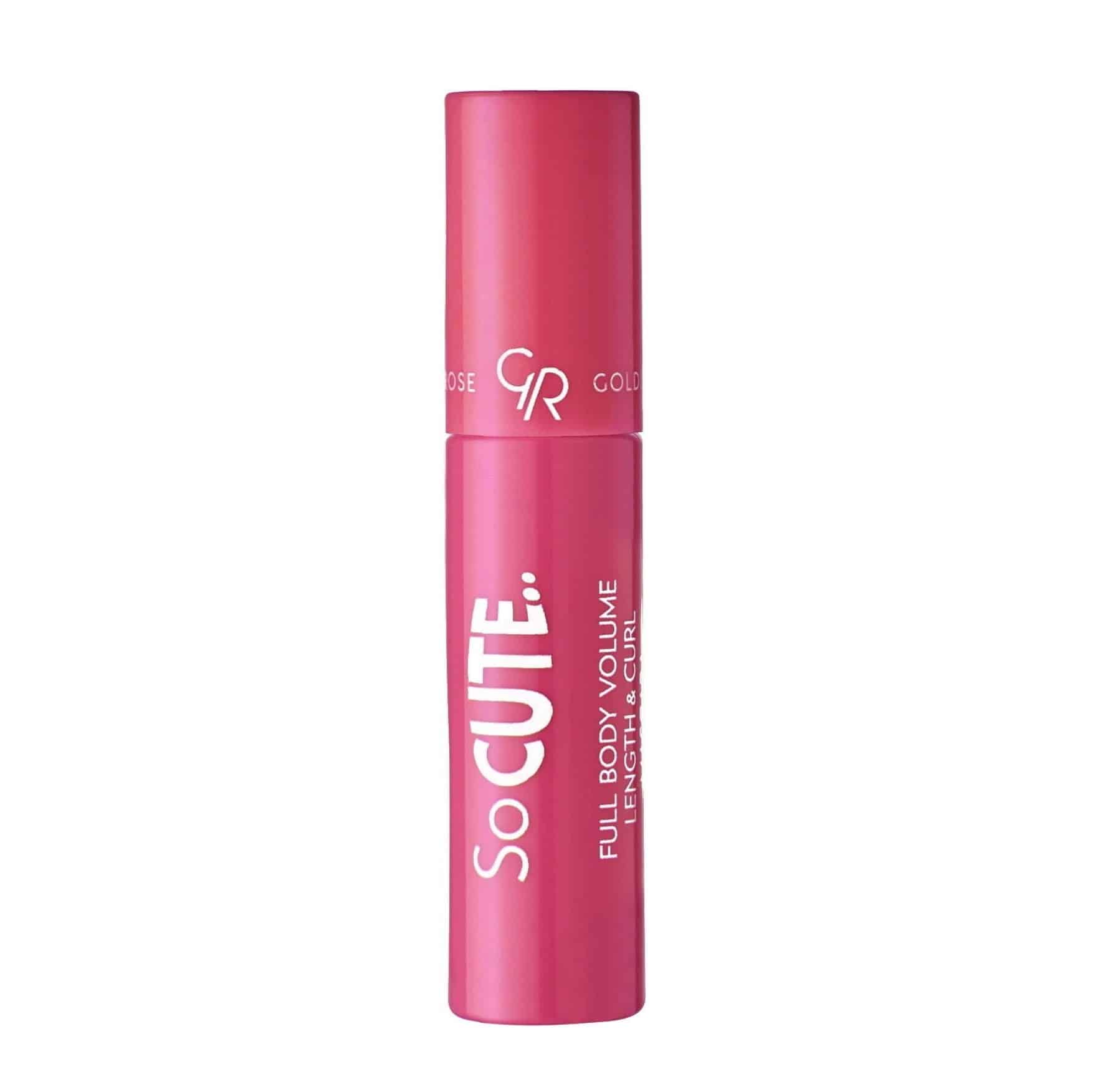 golden-rose-so-cute-mini-mascara-2-5ml-rozshoparas ریمل مینی حجم دهنده و بلند کننده گلدن رز Golden Rose مدل So Cute حجم 2.5 میل
