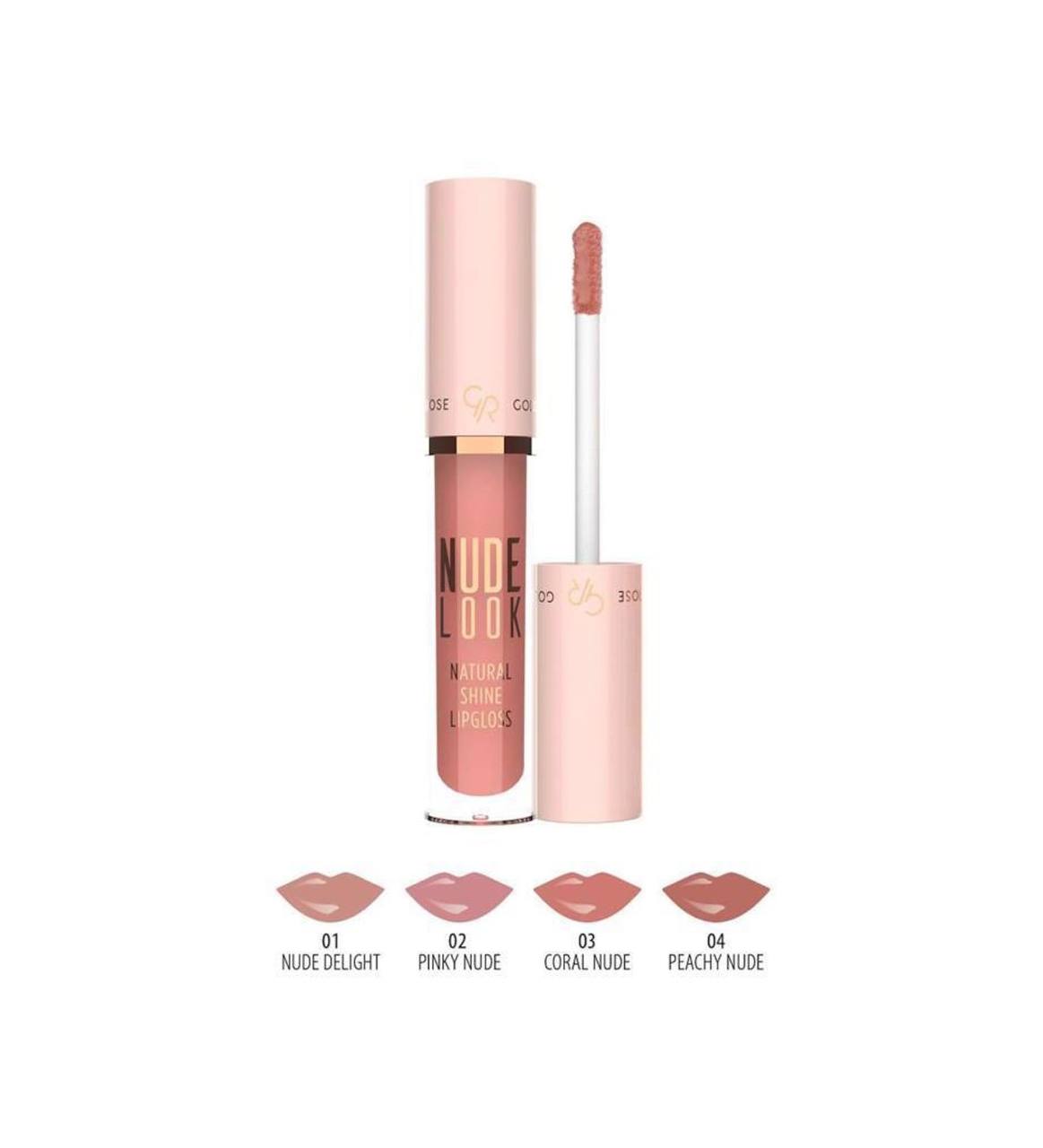 رژ لب مایع براق گلدن رز Golden Rose شماره 03 رنگ Coral Nude