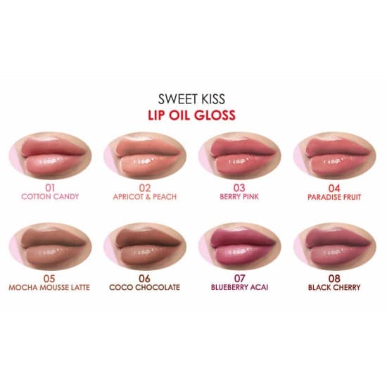 روغن لب گلدن رز Golden Rose مدل Sweet Kiss رنگ Apricot And Peach شماره 02