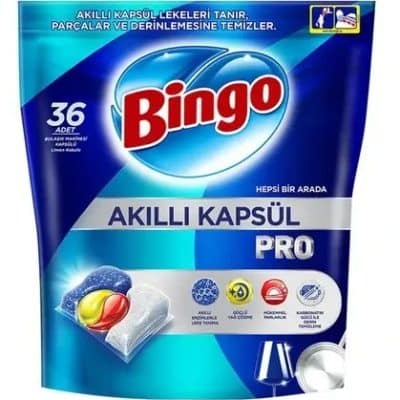 مشخصات-خرید-قیمت-فروش-قرص-ظرفشویی-بینگو -بسته 36 عددی