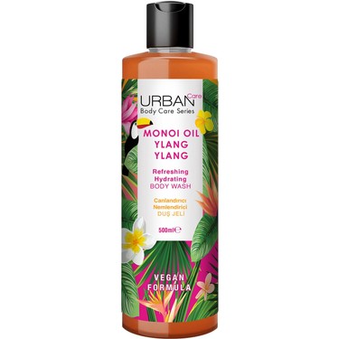 شامپو بدن اوربن کر Urban Care حاوى Monoi Oil & Ylang Ylang حجم 500 میل