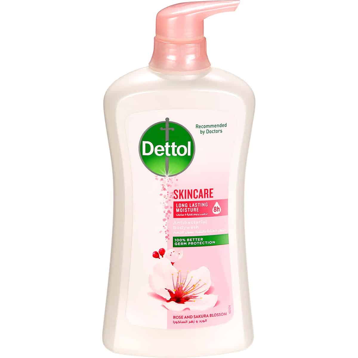 dettol-rose-cherry-blossom-body-wash-700ml-rozshoparas شامپو بدن دتول Dettol رایحه گل رز و شکوفه گیلاس حجم 700 ميل