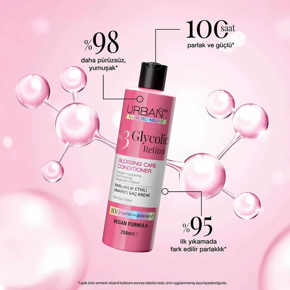 نرم كننده مو اوربن كر Urban Care حاوى اسید گلیکولیک و رتینول حجم 250 میل