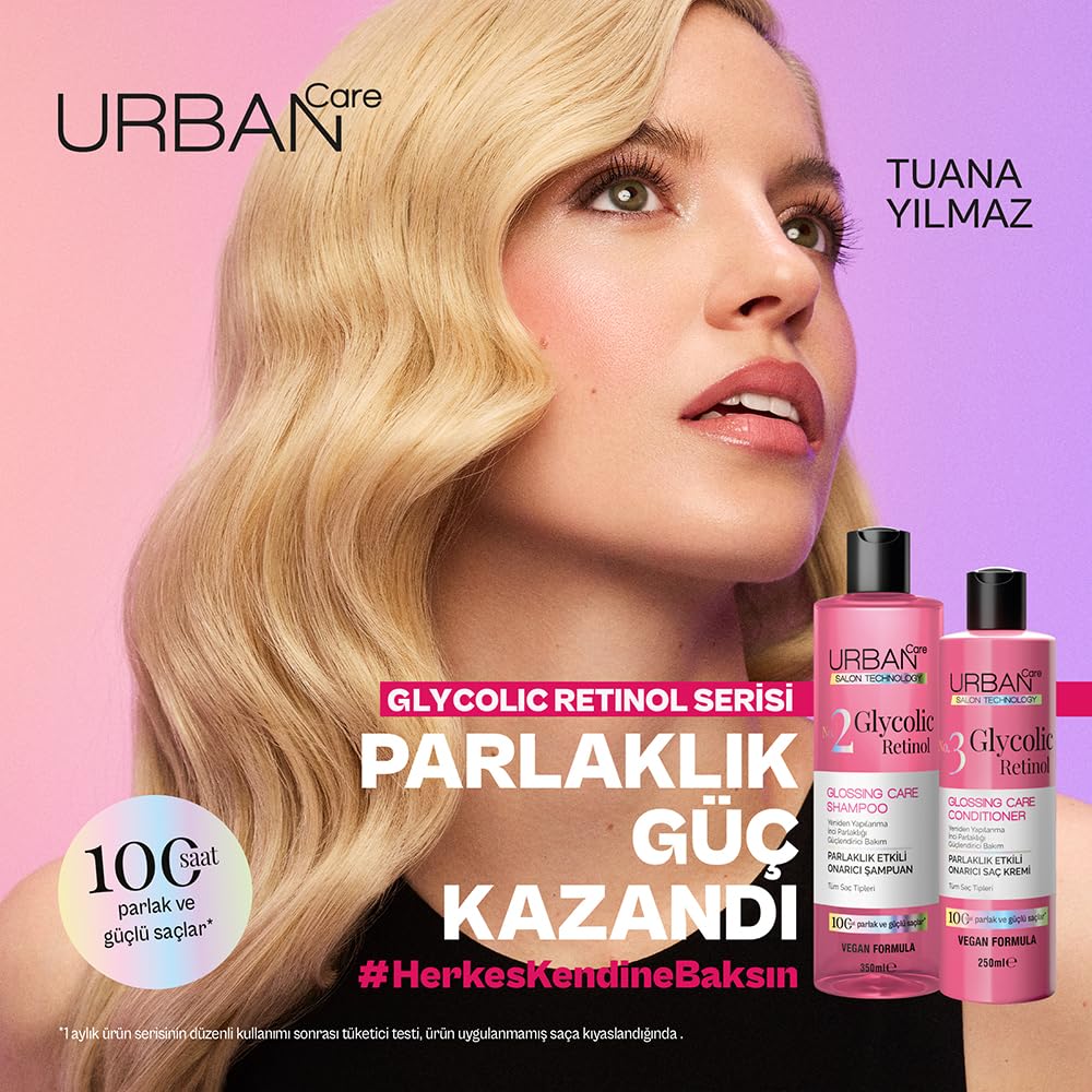 نرم كننده مو اوربن كر Urban Care حاوى اسید گلیکولیک و رتینول حجم 250 میل