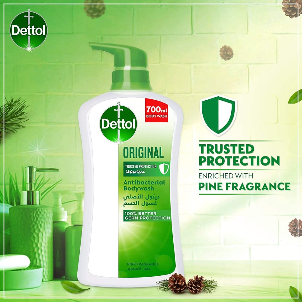 شامپو بدن دتول Dettol حاوى Pine Fragrance حجم 700 ميل