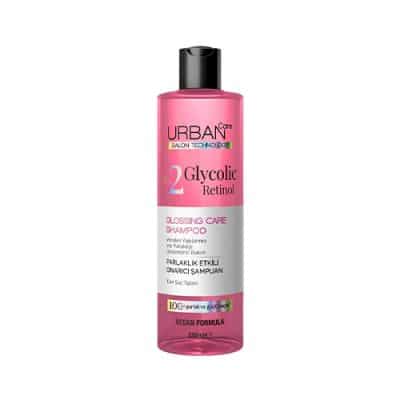 شامپو براق کننده اوربن کر Urban Care حاوى اسید گلیکولیک و رتینول حجم 350 میل