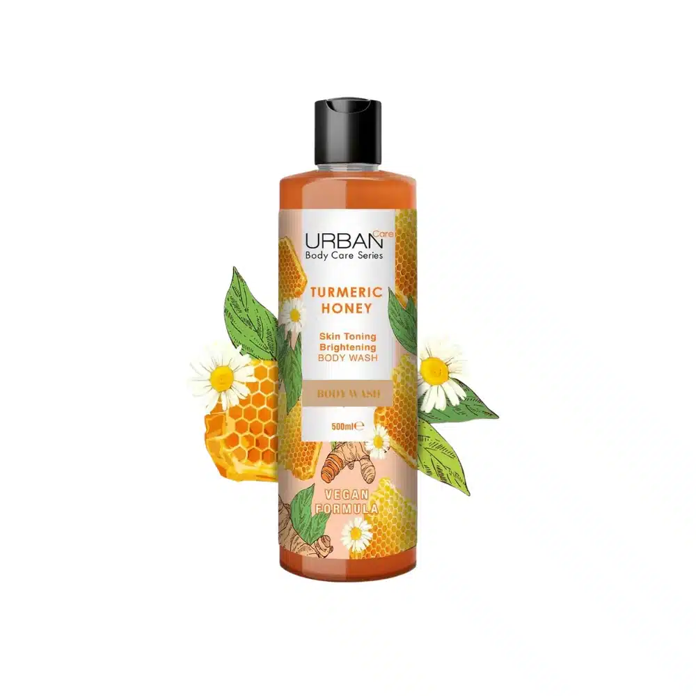 شامپو بدن اوربن کر Urban Care حاوى Turmeric & Honey حجم 500 میل