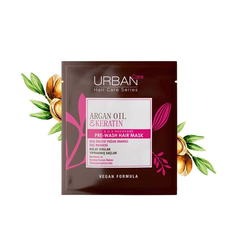 ماسك مو اوربن كر Urban Care حاوى مراتين و روغن آرگان حجم 50 ميل