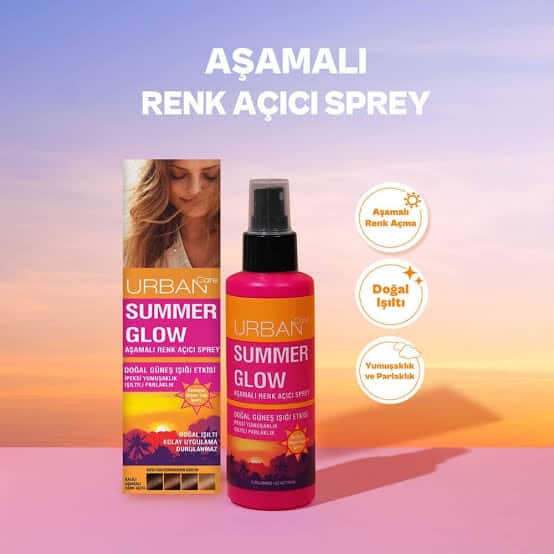 اسپری روشن کننده مو اوربن کر Urban Care مدل Summer Glow حجم 150 ميل