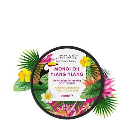 اسكراب بدن اوربن كر Urban Care حاوى Monoi oil & Ylang Ylang حجم 200 ميل