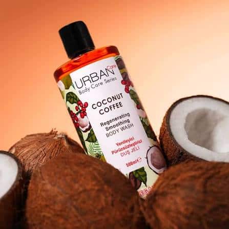 شامپو بدن اوربن کر Urban Care رايحه قهوه و نارگیل حجم 750 میل