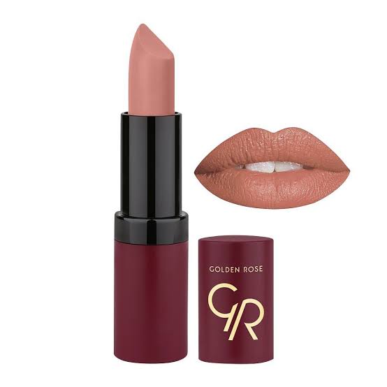 golden-rose-matte-solid-lipstick-38-rozshoparas رژ لب جامد مات گلدن رز Golden Rose شماره 38