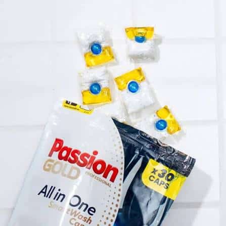 قرص ماشين ظرفشويى پازیون گلد Passion Gold مدل Smart بسته 30 عددى