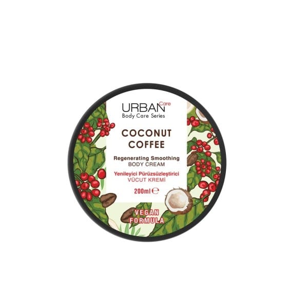 urban-care-coffee-coconut-body-scrub-280g-rozshoparas اسكراب بدن اوربن كر Urban Care حاوى قهوه و نارگیل حجم 280 گرم