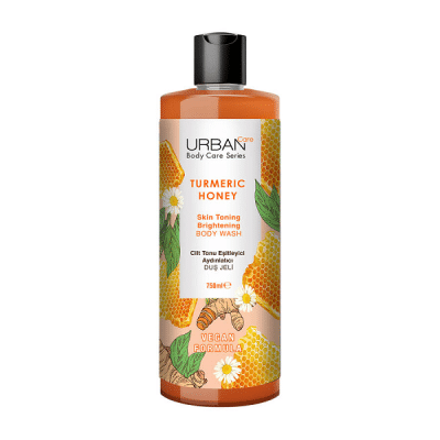 شامپو بدن اوربن کر Urban Care حاوى Turmeric & Honey حجم 500 میل