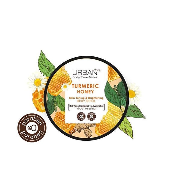 اسكراب بدن اوربن كر Urban Care حاوى Turmeric Honey حجم 200 ميل